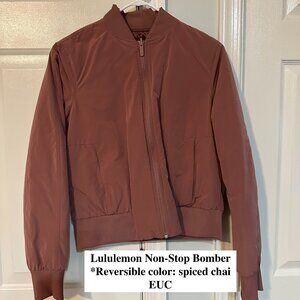 Lululemon Non-Stop Bomber *Reversible